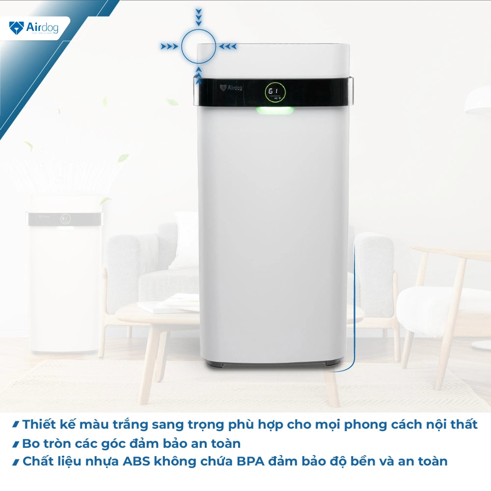 Máy lọc không khí AIRDOG X5D trắng