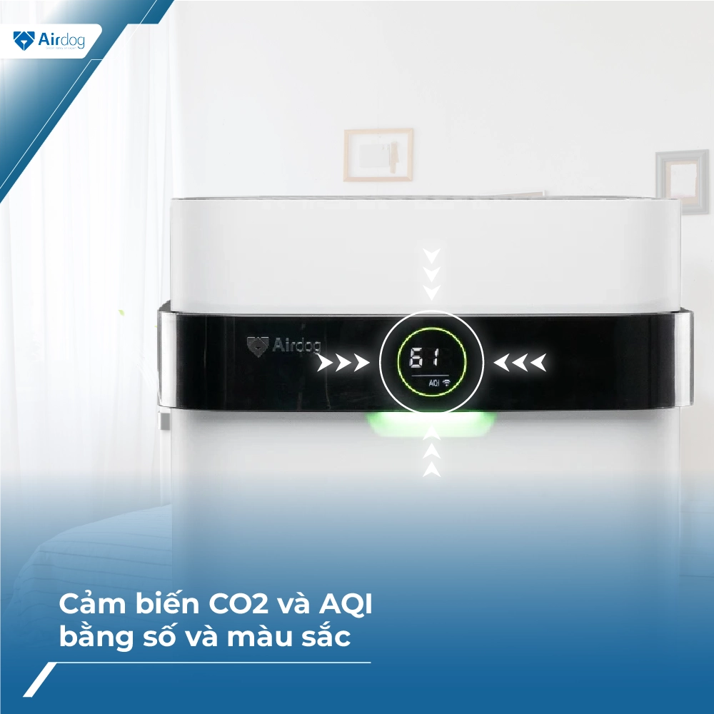 Máy lọc không khí AIRDOG X5D trắng