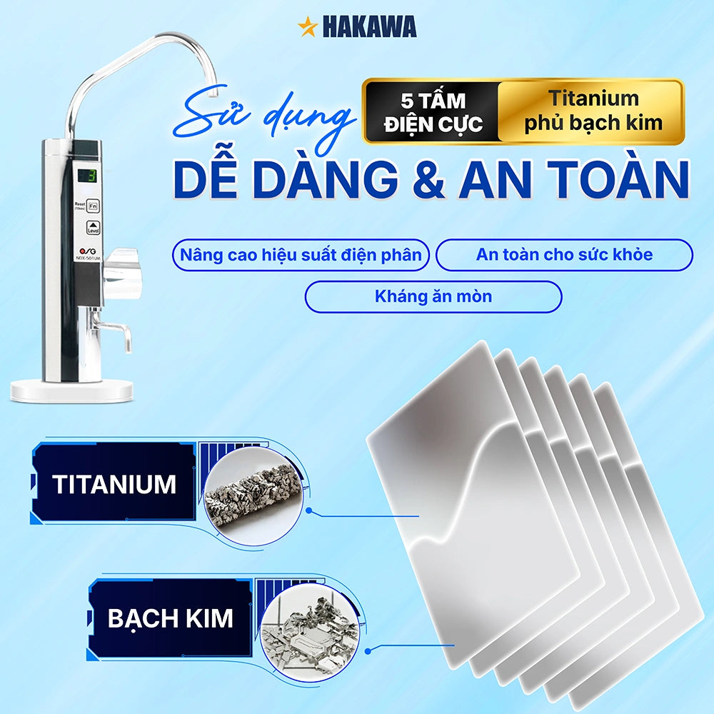 Máy lọc nước ion kiềm OSG NDX-501LM