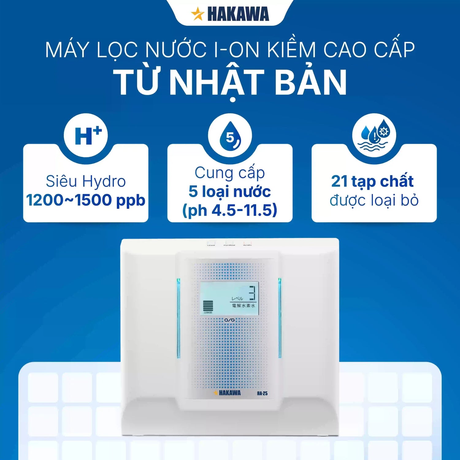 MÁY LỌC NƯỚC ION KIỀM OSG