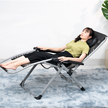 Combo ghế xếp thư giãn HK-G21P New + gối massage HK-M23
